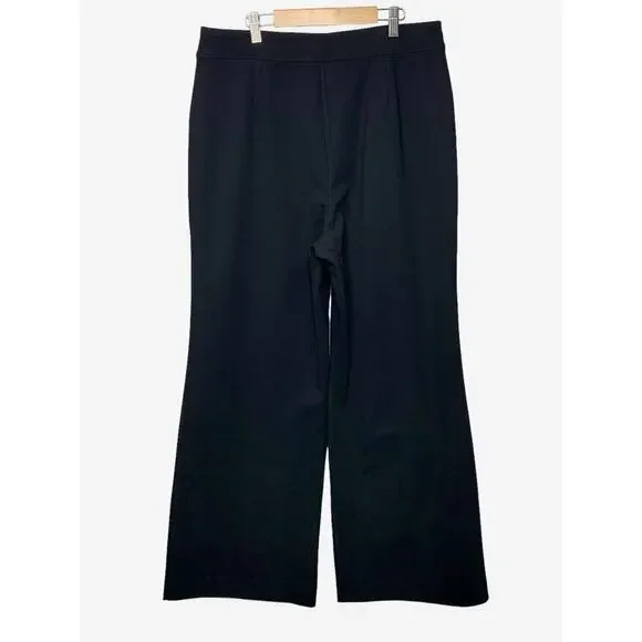 Chico Black Label Flare Pull-On Pants Womens Size Large SHORT Black NWT $139 - Picture 9 of 11